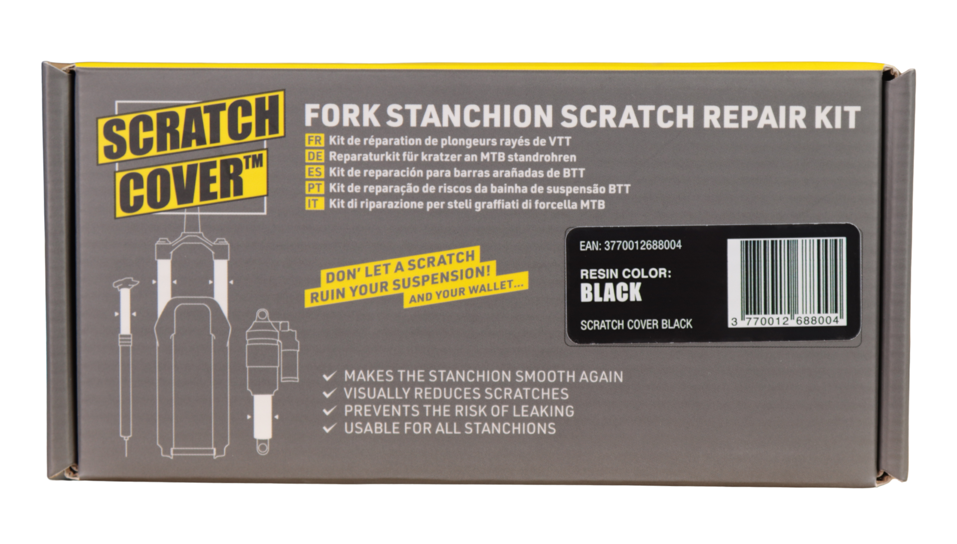 Scratch Cover fork stanchion repair kit