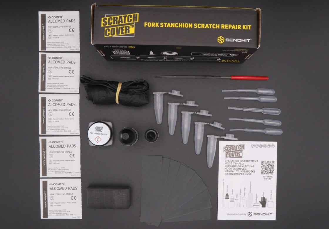 Scratch Cover fork stanchion repair kit