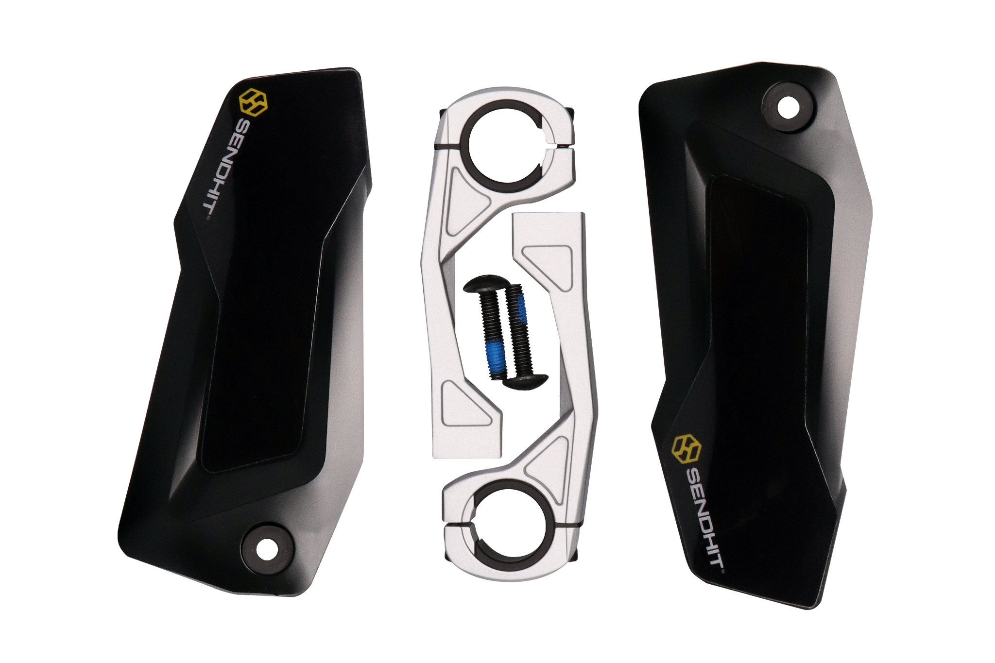 NOCKV3 MTB HANDGUARDS  SILVER BRACKET