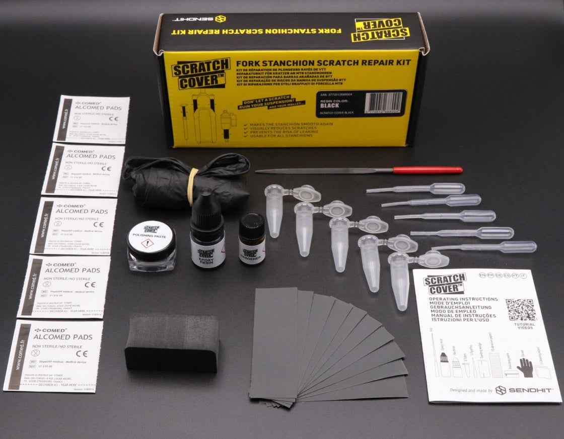 Scratch Cover fork stanchion repair kit